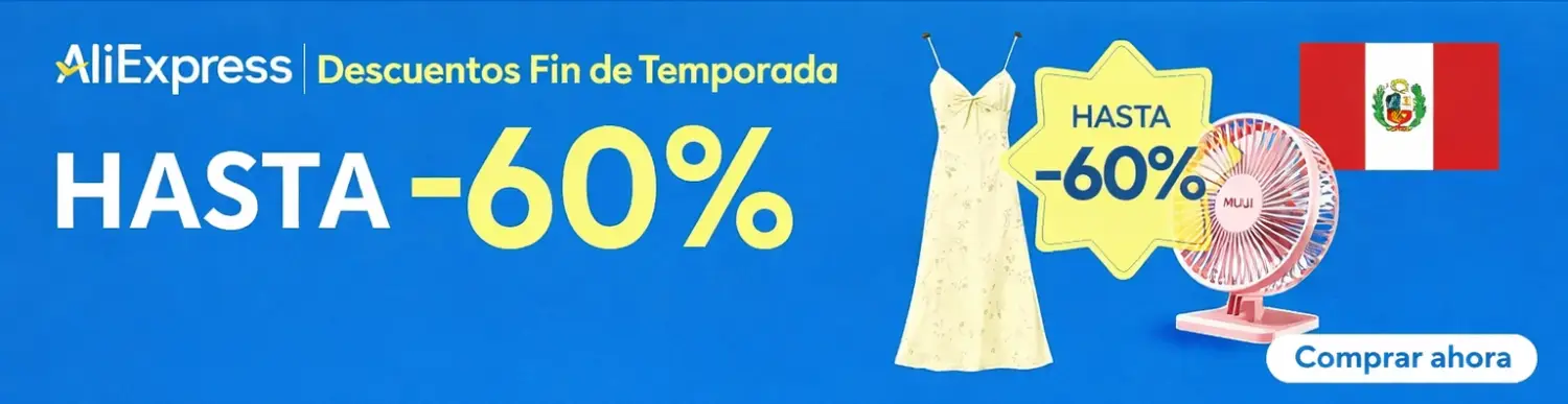 Descuentos Fin de Temporada en AliExpress Perú