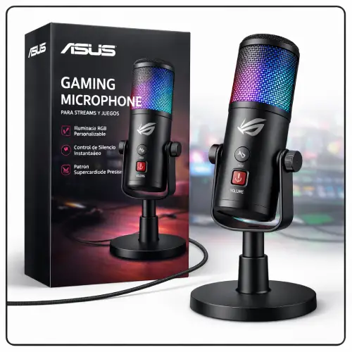 Micrófono gamer Asus en AliExpress Perú