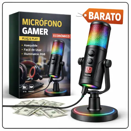 micrófono gamer barato en AliExpress Perú
