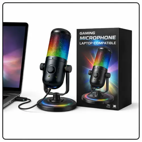 Micrófono gamer para laptop en AliExpress Perú