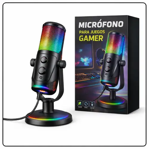 micrófono paar juegos gamer en AliExpress Perú