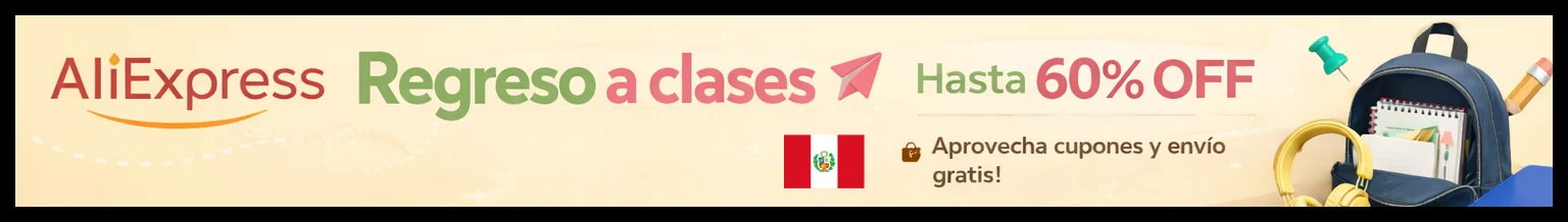 Regreso a Clases en AliExpress Perú